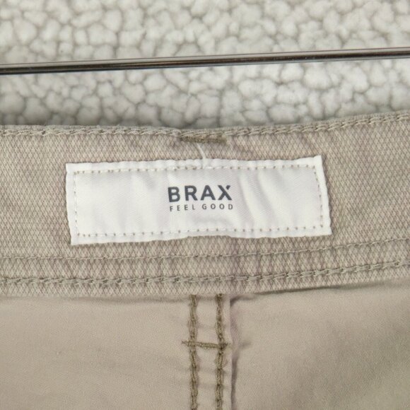 Brax Jeans Mens 38X30 Gray Cooper Fancy Regular Straight Leg Lightweight Stretch - Picture 9 of 12